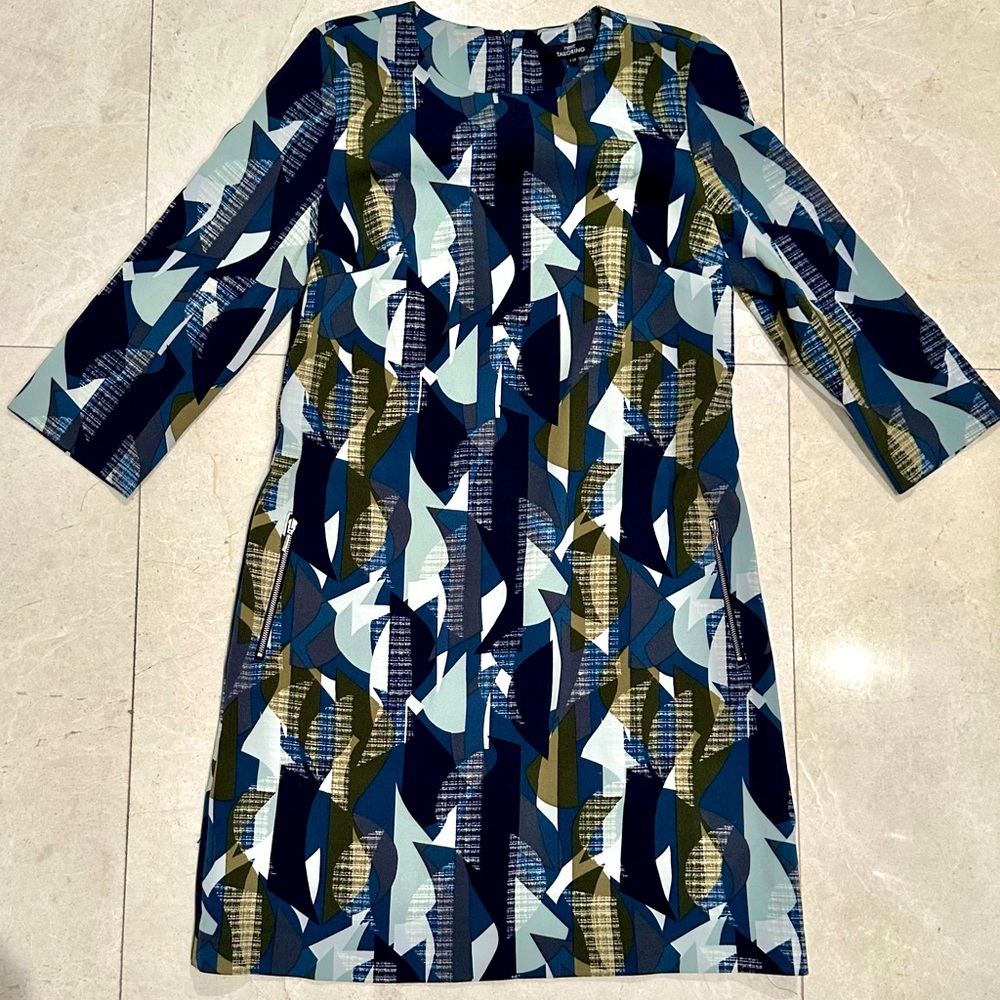 GEOMETRIC PRINT DRESS BY NEXT aTAILORING